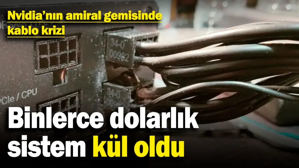 Binlerce dolarlık sistem kül oldu