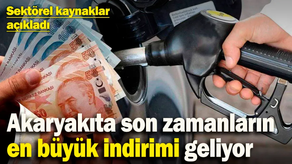 Akaryakıta son zamanların en büyük indirimi geliyor!