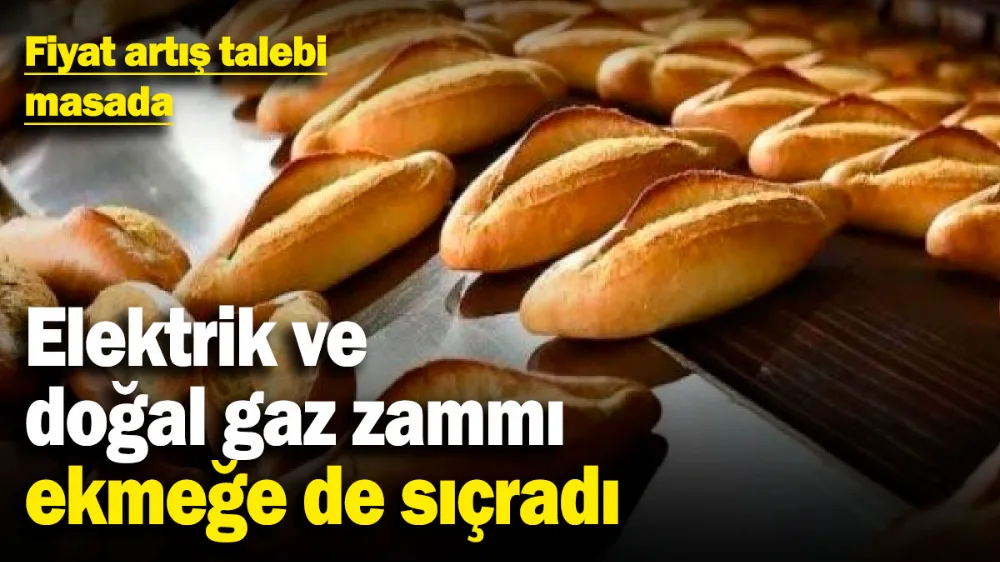 Elektrik ve doğal gaz zammı ekmeğe de sıçradı