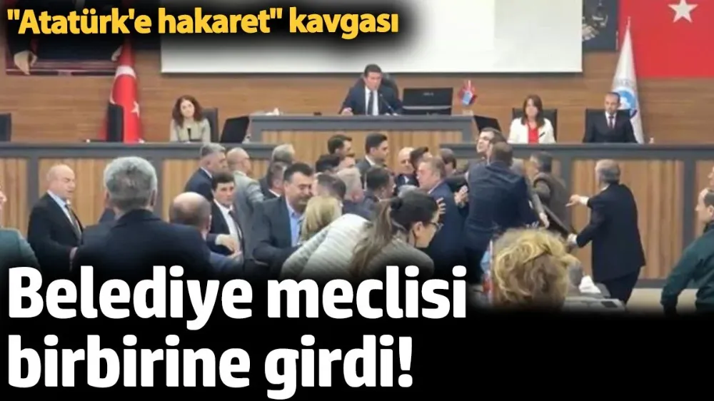 Belediye meclisi birbirine girdi! 