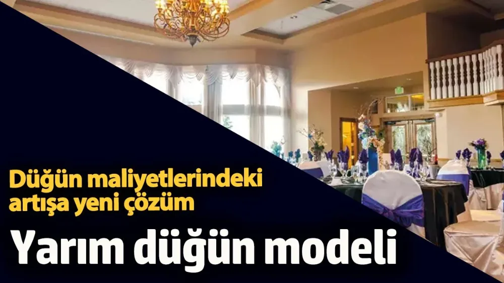 Düğün maliyetlerindeki artışa yeni çözüm