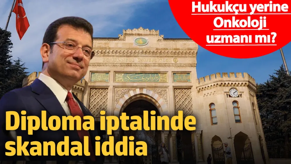 Diploma iptalinde skandal iddia. 