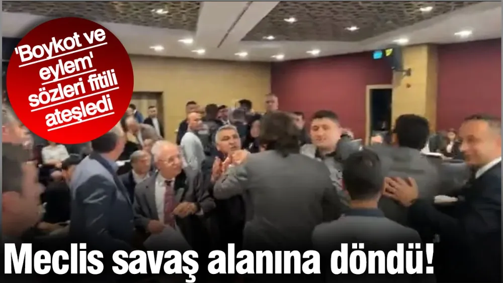 Meclis savaş alanına döndü! 