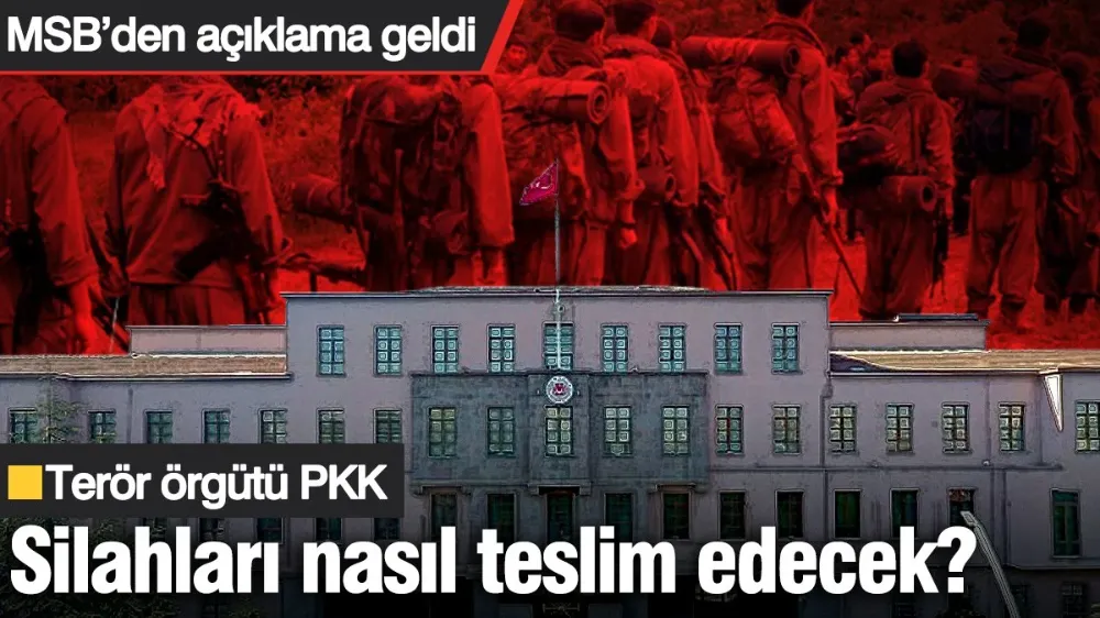 Terör örgütü PKK silahları nasıl teslim edecek? 