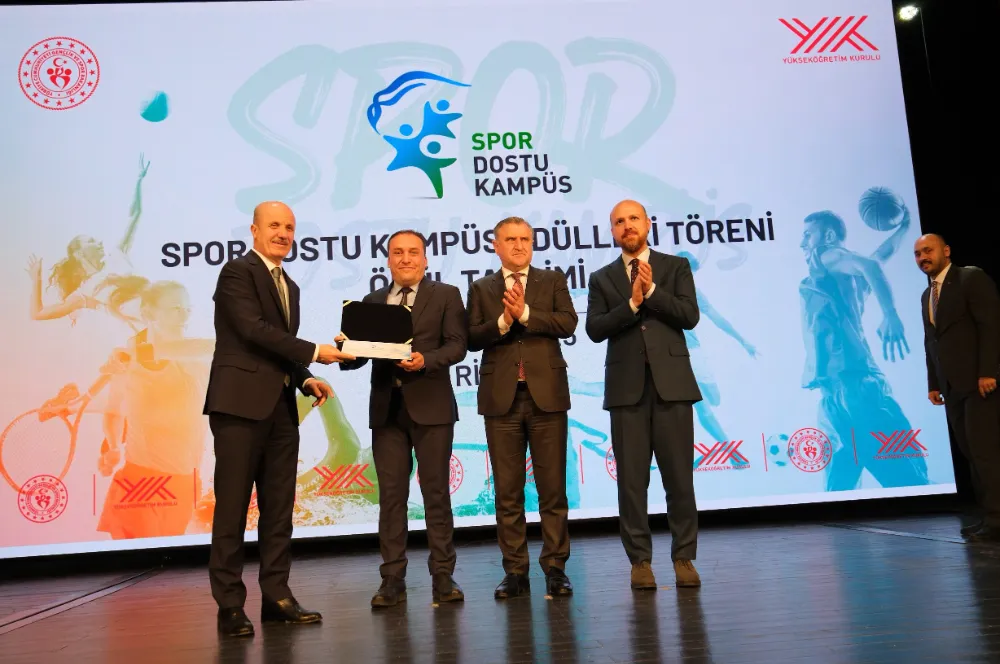 ASÜ’ye “Spor Dostu Kampüs” Ödülü