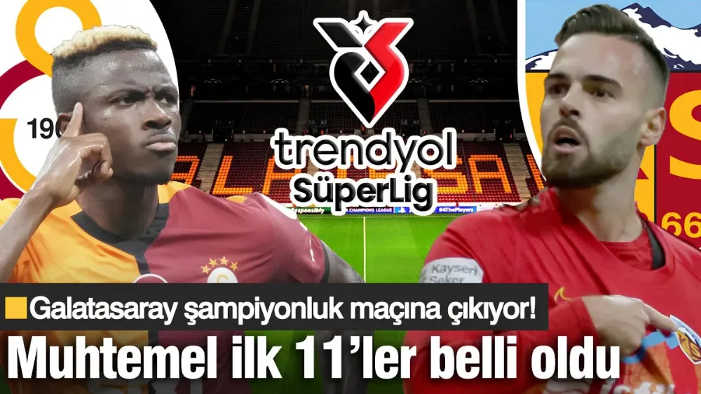 Cimbom şampiyonluk maçına çıkıyor! 