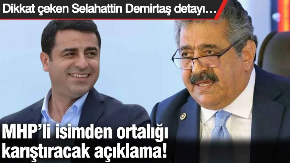 MHP’li isimden ortalığı karıştıracak açıklama! 