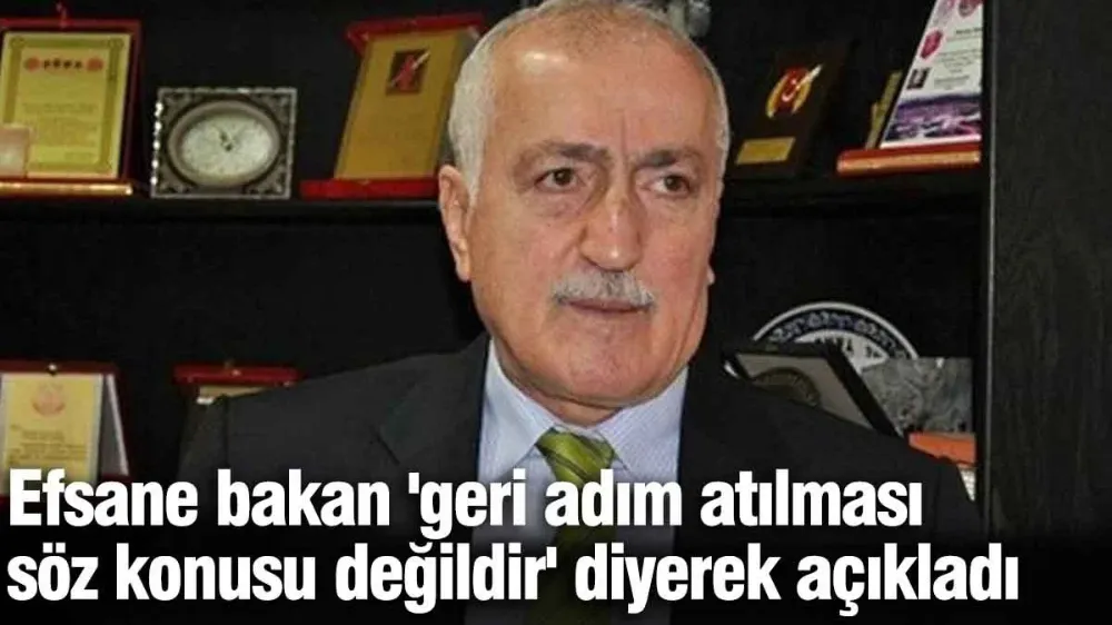 Efsane bakan 