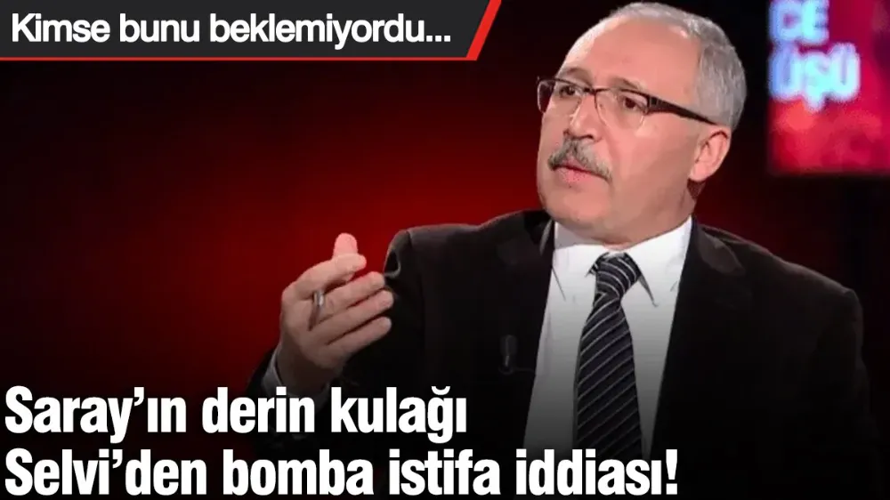 Saray’ın kaleminden bomba istifa iddiası! 
