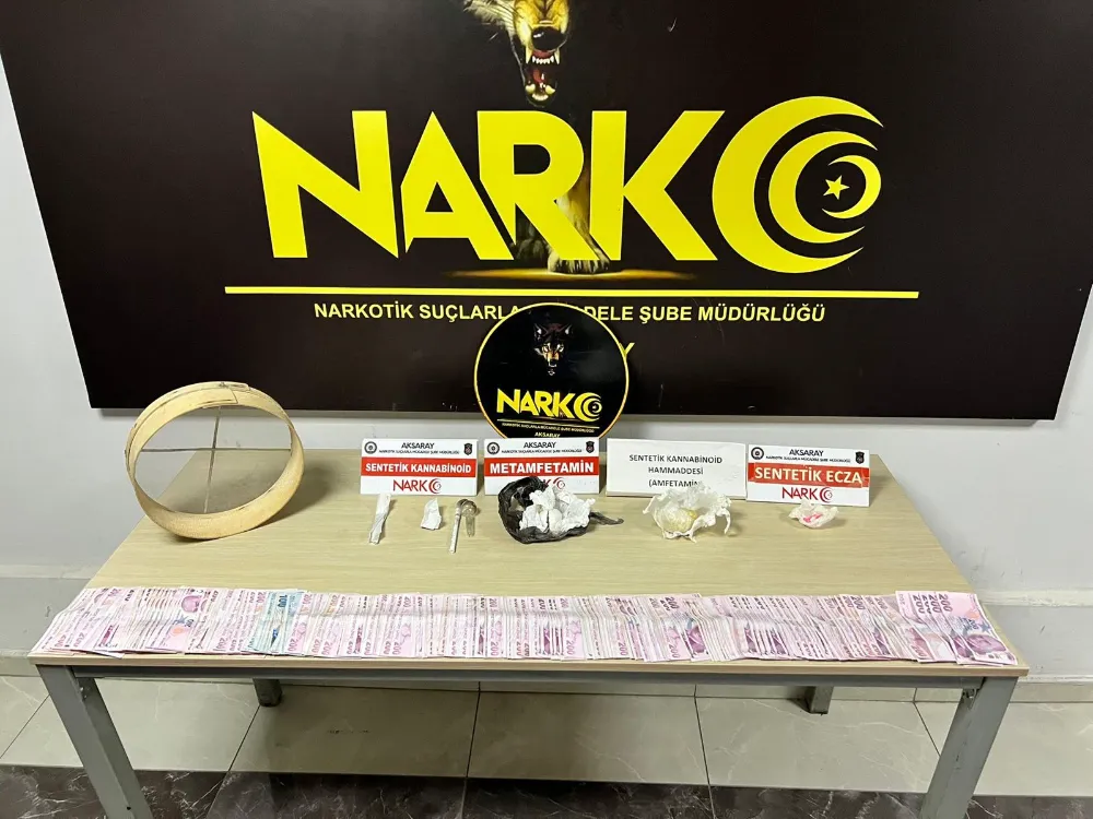 Aksaray’da Zehir Operasyonu: 25 Gözaltı, 3 Tutuklama