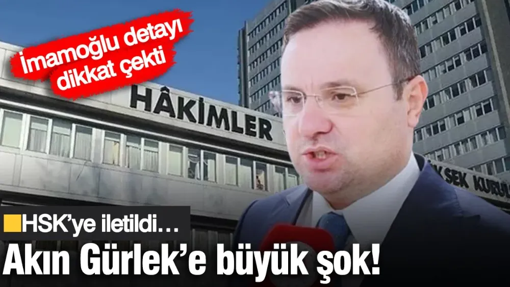 Akın Gürlek’e büyük şok!