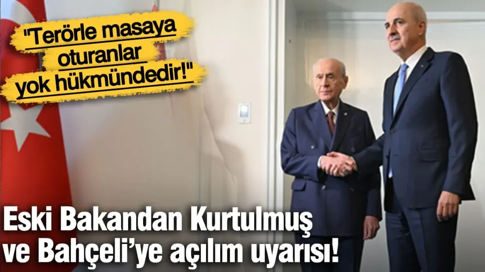  “Terörle masaya oturanlar yok hükmündedir!”