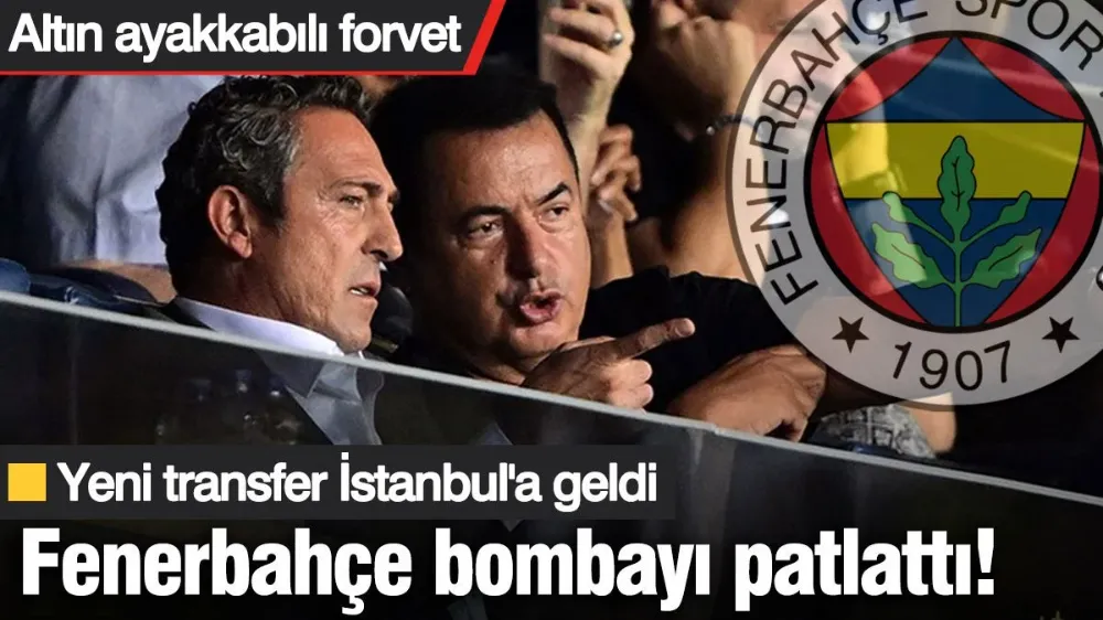 Fenerbahçe bombayı patlattı! 