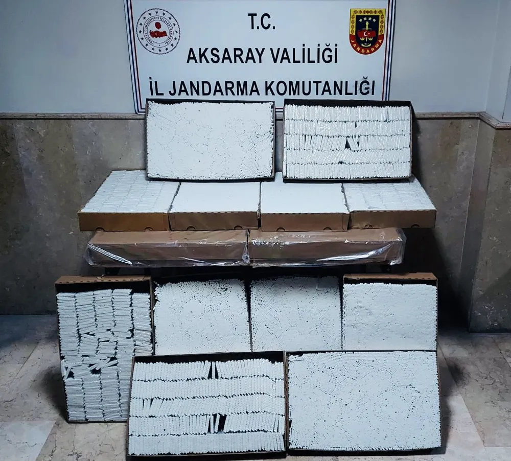 Aksaray’da Otobüste 87 Bin Kaçak Makaron Ele Geçirildi!