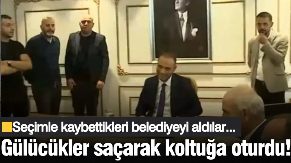 Seçimle kaybettikleri belediyeyi aldılar...