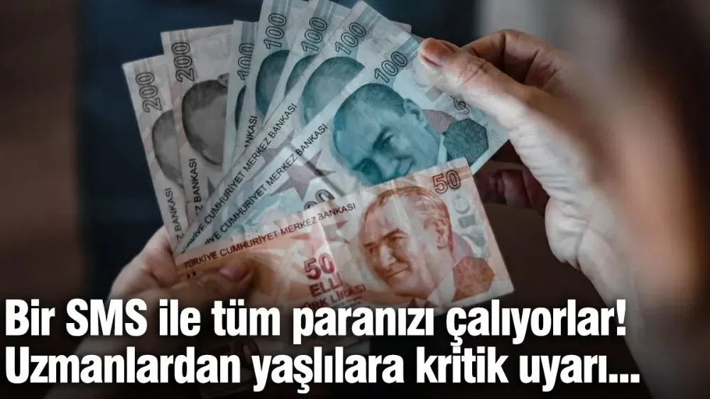 Bir SMS ile tüm paranızı çalıyorlar! 