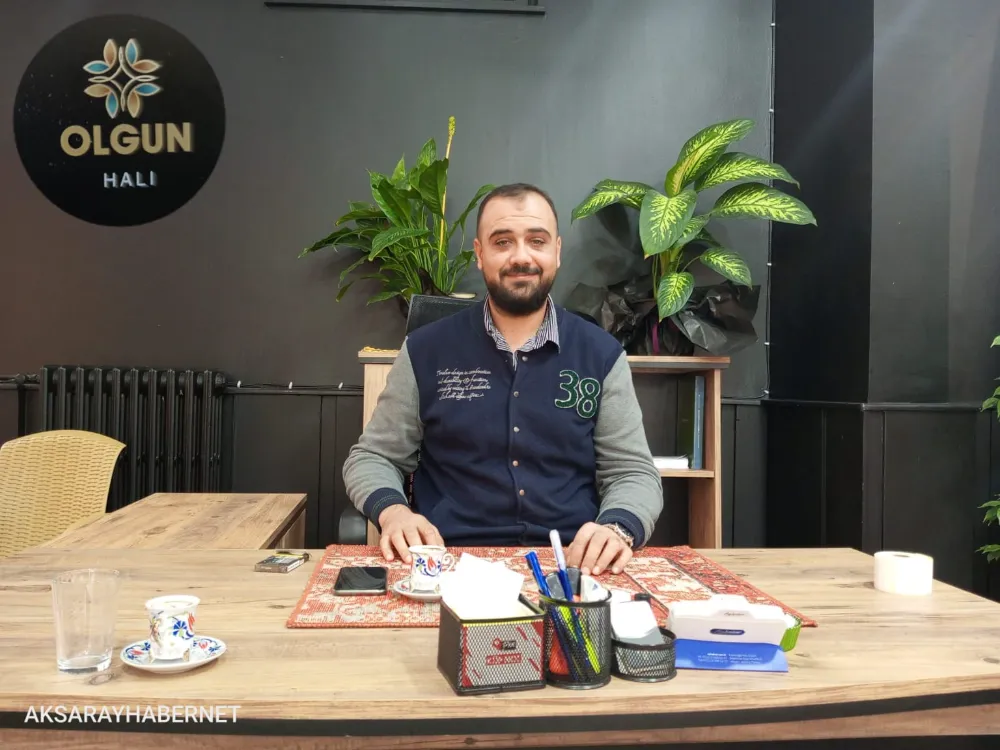 Olgun Halı işletme sahibi Ömer Olgun