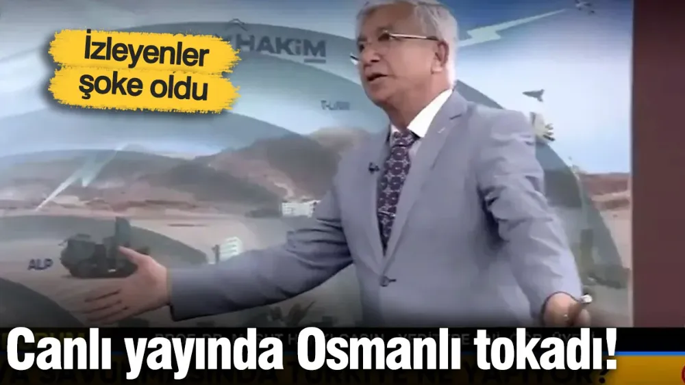 Canlı yayında Osmanlı tokadı! İzleyenler şoke oldu