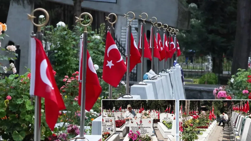 Babalar Günü’nde şehitlikte hüzün! “Oğlum gelemedi, ben geldim”