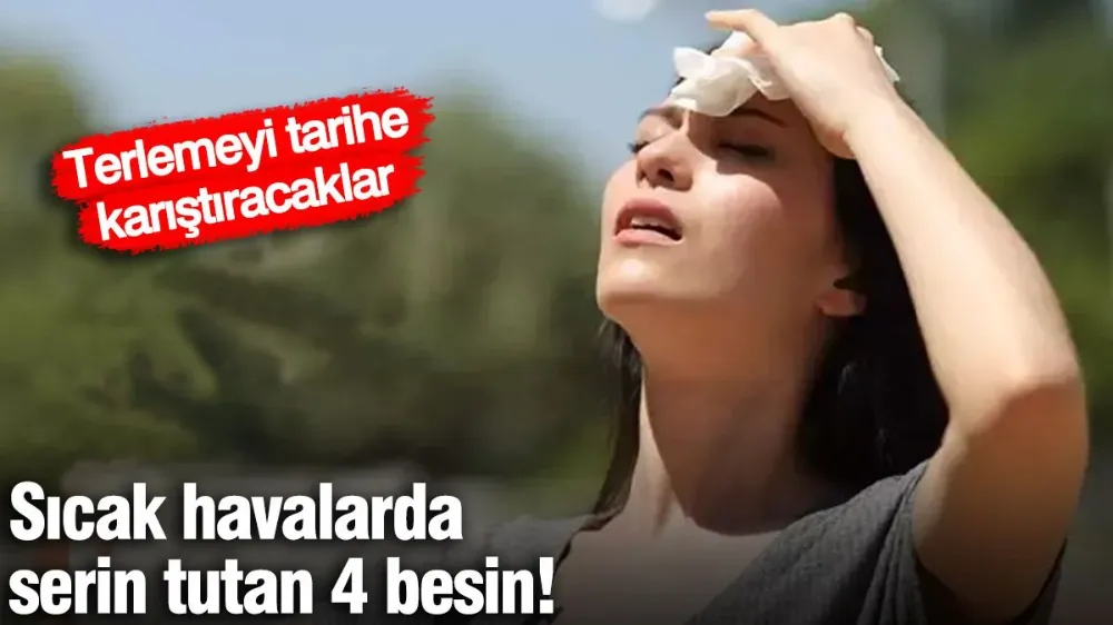 Sıcak havalarda serin tutan 4 besin! 