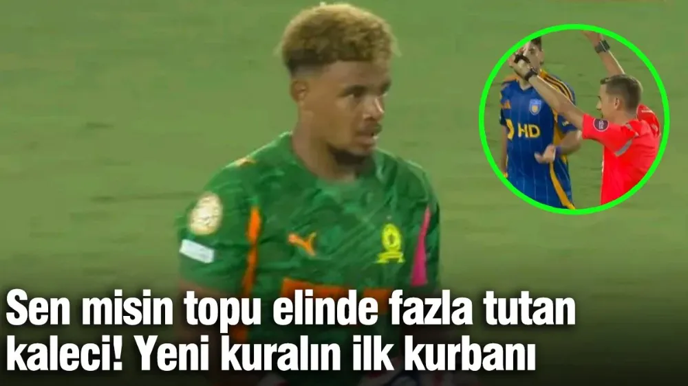Sen misin topu elinde fazla tutan kaleci! 