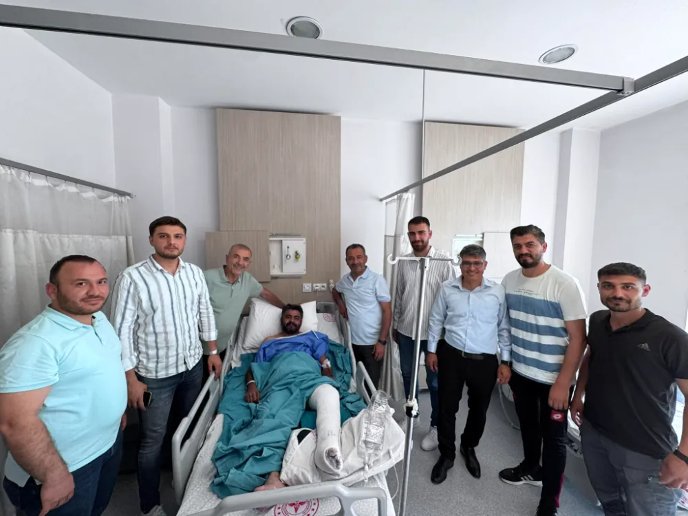 Anahtar Parti Aksaray’dan Serdar Boysak’a Ziyaret: “Geçmiş Olsun Teşkilat Başkanım”
