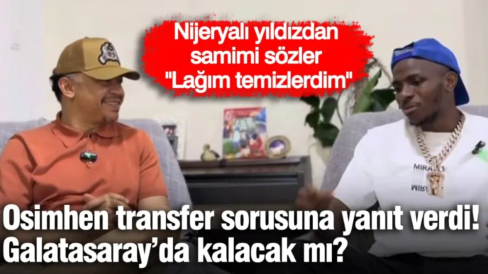 Osimhen transfer sorusuna yanıt verdi