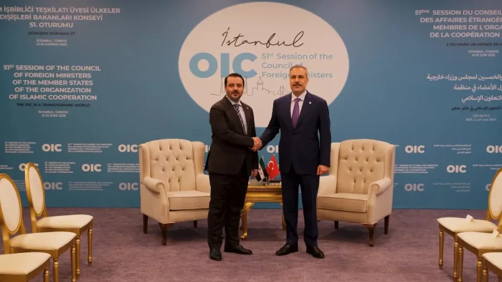 Bakan Fidan, Suriye Dışişleri Bakanı Şeybani ile bir araya geldi