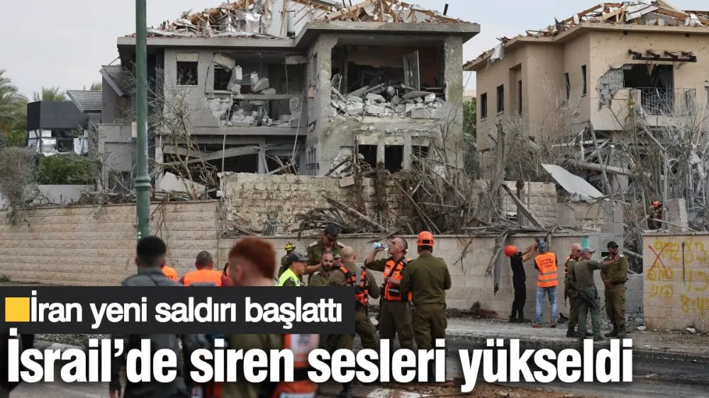 İsrail’de siren sesleri yükseldi: İran yeni saldırı başlattı