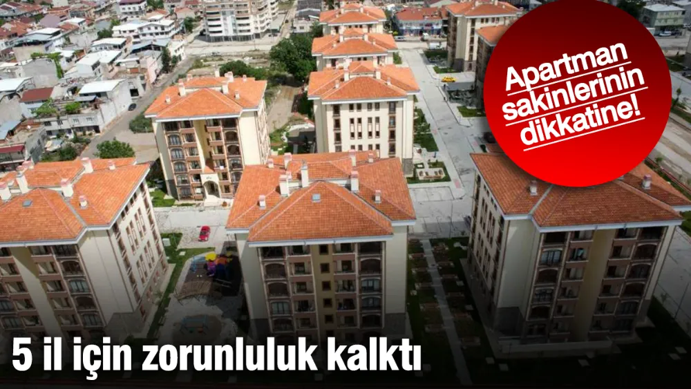 Apartman sakinlerinin dikkatine 