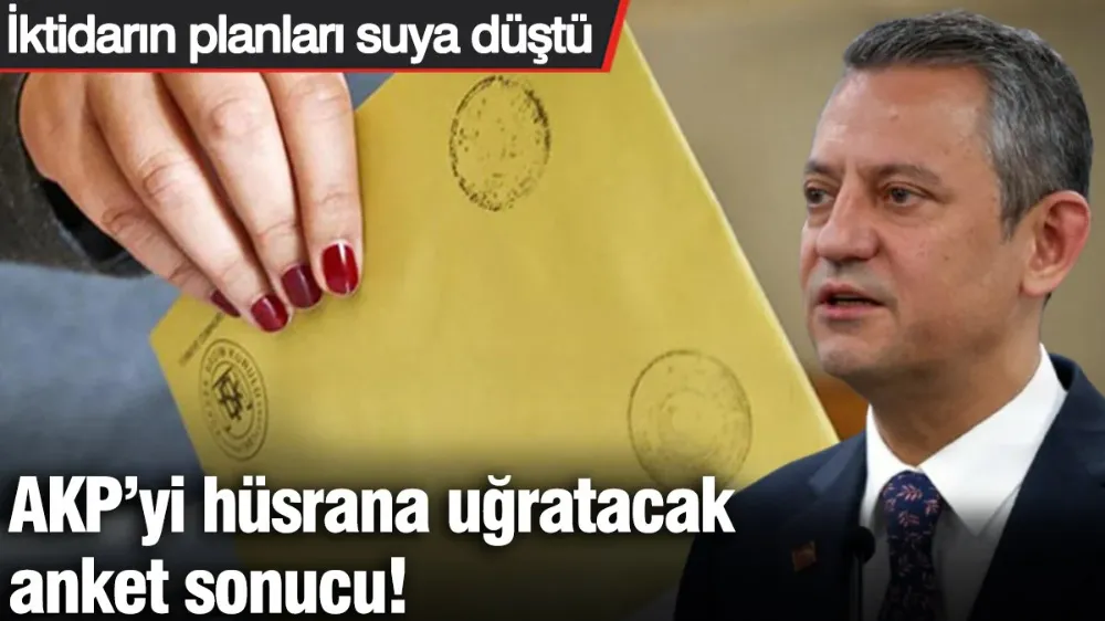 AKP’yi hüsrana uğratacak anket sonucu! 
