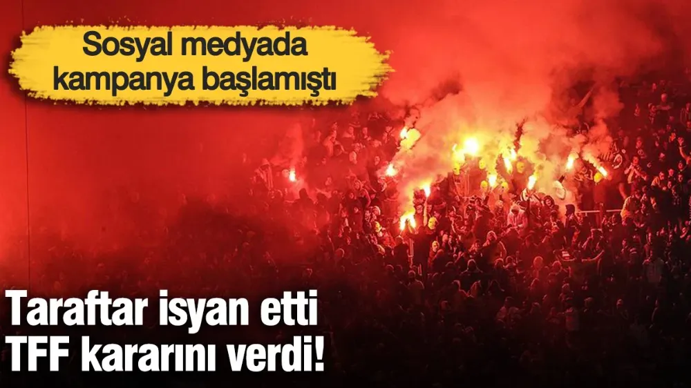 Taraftara arial fonta isyan etmişti, TFF kararını verdi