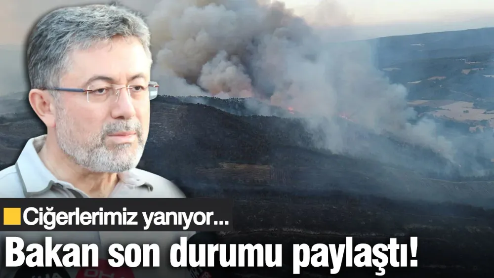 Bakan Yumaklı, orman yangınlarındaki son durumu paylaştı