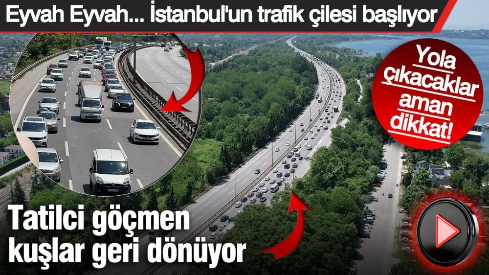 Eyvah Eyvah… Tatilci göçmen kuşlar geri dönüyor! 