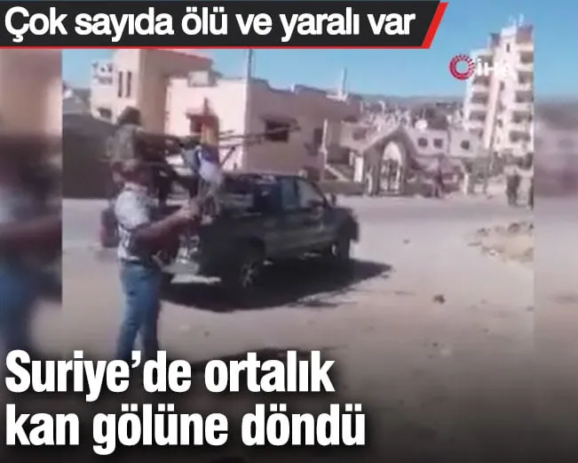 Suriye’de ortalık kan gölüne döndü! Çok sayıda ölü ve yaralı var