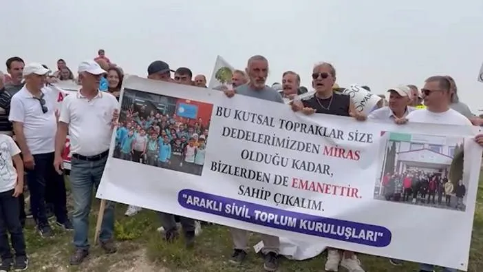 Araklı’da altın arama gerginliği