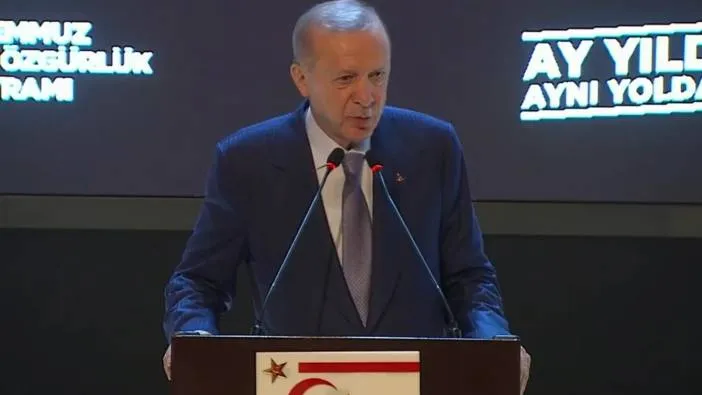 Erdoğan’dan KKTC