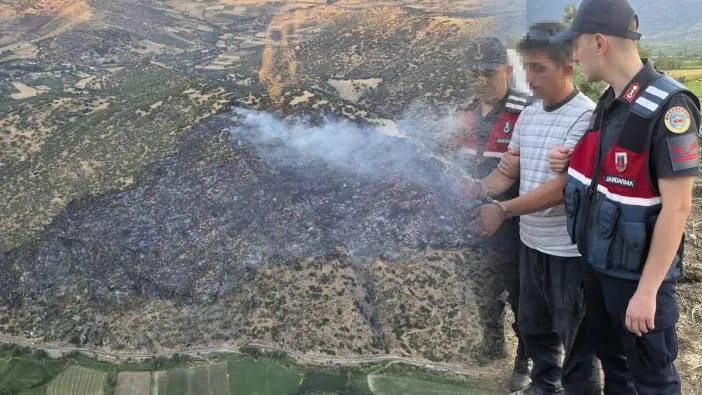 Orman kundakçısı son işinde yakalandı! 