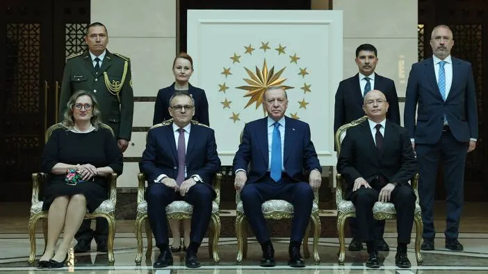 Erdoğan 4 ülkenin büyükelçisini kabul etti