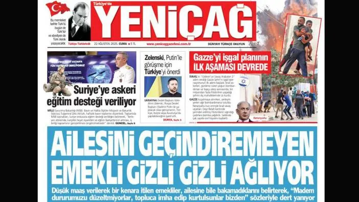 Yeniçağ Gazetesi: Ailesini geçindiremeyen emekli gizli gizli ağlıyor
