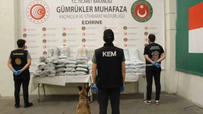 Kapıkule’deki tankerden 114 kilo uyuşturucu çıktı